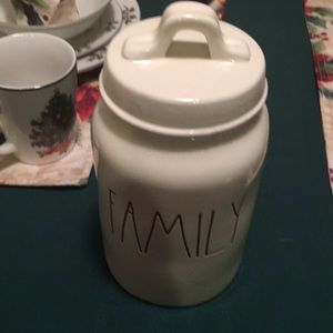 Rae Dunn “Family” Canister(9 inches)